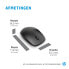 Фото #7 товара HP 230 Wireless Mouse and Keyboard Combo - Full-size (100%) - RF Wireless - Membrane - White - Mouse included