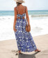 ფოტო #4 პროდუქტის Women's Ornate Diamond Neck Twist & Keyhole Maxi Beach Dress