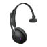 Jabra Evolve2 65 USB-A Black MS Mono - Wireless - Office/Call center - 20 - 20000 Hz - 99.2 g - Headset - Black