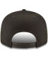 Фото #2 товара Men's Black Boston Red Sox Black on Black 9FIFTY Team Snapback Adjustable Hat