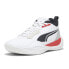 Фото #2 товара Puma Playmaker Pro Plus Basketball Mens White Sneakers Athletic Shoes 37915601