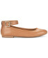 Фото #2 товара Women's Luellaa Buckle Ankle Strap Ballet Flats, Created for Macy's