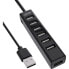 Фото #1 товара InLine USB 2.0 7-Port Hub - Type-A male to 7x Type-A female - black