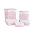 Фото #1 товара Набор корзин DKD Home Decor Розовый полиэстер Детский плетеный (44 x 34 x 56 cm)
