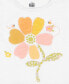 Фото #3 товара Toddler Girls Ruffle-Trim Tank Top & Floral Crinkle Knit Shorts, 2 piece set