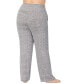 Plus Size SoftKnit Mid-Rise Lounge Pants