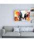 Фото #3 товара Philippe Hugonnard NYC Watercolor Collection - Busy Canvas Art - 15.5" x 21"
