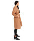 ფოტო #2 პროდუქტის Women's Boss Girl Double-Breasted Wool Coat - Camel