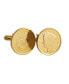 ფოტო #1 პროდუქტის Gold-Layered Liberty Nickel Coin Cufflinks