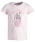 ფოტო #1 პროდუქტის Little Girls What's Poppin' Graphic T-Shirt, Created for Macy's