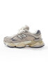 New Balance 9060 trainers in beige and navy