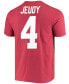 Фото #3 товара Men's Jerry Jeudy Crimson Alabama Crimson Tide Name Number Alumni T-shirt