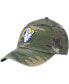 Фото #2 товара Men's Camo Los Angeles Rams Woodland Clean Up Adjustable Hat