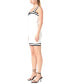 Women's Bow-Trim Bodycon Dress