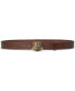 ფოტო #1 პროდუქტის Men's Tiger-Buckle Leather Belt