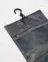 Фото #2 товара ASOS DESIGN roll wash bag in charcoal