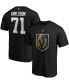 ფოტო #1 პროდუქტის Men's Vegas Golden Knights Authentic Stack Player Name and Number T-Shirt - William Karlsson