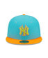 Men's Blue, Orange New York Yankees Vice Highlighter 59FIFTY Fitted Hat