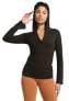 ფოტო #1 პროდუქტის Women's Oak Hooded Cashmere Sweater