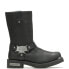 Фото #2 товара Harley-Davidson Charlesfort D96149 Mens Black Leather Motorcycle Boots