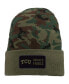 Men's Camo TCU Horned Frogs Military-Inspired Pack Cuffed Knit Hat