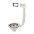 MIRTAK 115 mm Sink Valve White / Silver - фото #2