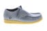 Фото #1 товара Clarks Wallabee 26165991 Mens Gray Canvas Oxfords & Lace Ups Casual Shoes