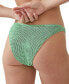 ფოტო #3 პროდუქტის Women's Textured High Side Brazilian Bikini Bottoms