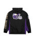 ფოტო #4 პროდუქტის Men's Black Distressed Minnesota Vikings Team OG 2.0 Anorak Vintage-Like Logo Quarter-Zip Windbreaker Jacket