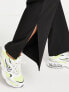 Фото #3 товара Брюки Noisy May - Элегантные черные брюки с разрезами на манжетах, комбинированные