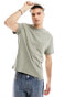 ASOS DESIGN relaxed t-shirt in khaki