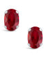 ფოტო #15 პროდუქტის Gemstone Stud Earrings in 10k White Gold