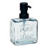Soap Dispenser Pure Soap 250 ml Crystal Black Plastic (12 Units)