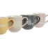 Фото #4 товара Кружки набор из 4 штук Mug Home ESPRIT Жёлтый Бежевый Серый Розовый Фарфор 410 ml 13 x 9 x 9,4 cm