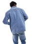 Tommy Jeans Denim Overshirt in Blue BLAU, L - 52 - фото #3