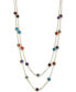 Фото #2 товара EFFY Collection eFFY® Multistone Long 43" Strand Necklace (28-9/10 ct. t.w.) in 14k Gold