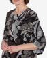 ფოტო #2 პროდუქტის Classic Textured Leaf Top with Necklace