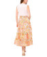 Фото #4 товара Women's Printed Tiered Pull-On Maxi Skirt