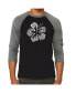 Фото #1 товара Mahalo Men's Raglan Word Art T-shirt