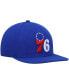 Men's Royal Philadelphia 76Ers Ground 2.0 Snapback Hat
