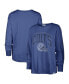 Фото #1 товара Women's Royal Distressed Indianapolis Colts Tom Cat Long Sleeve T-shirt