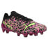 Фото #3 товара Puma Ultra 1.3 Firm GroundAg Soccer Cleats Mens Black, Pink Sneakers Athletic Sh