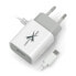 Фото #1 товара Power supply eXtreme Ampere ATCMU24W microUSB + USB 2.4 A - white