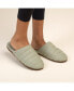 ფოტო #2 პროდუქტის Women's Mule Slipper Artisan Quilted Indoor / Outdoor House Shoes