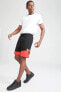 Фото #2 товара Fit Nba Chicago Bulls Lisanslı Regular Fit Knitted Short