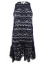 Фото #1 товара Miken 259236 Women's Juniors Crochet Racerback Dress Cover Up Swimwear Size XS