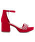 Женские босоножки Juicy Couture Nelly Dress Sandal Red Micro, 8 М - фото #2