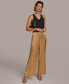 ფოტო #4 პროდუქტის Women's Wide-Leg Satin Pants