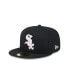 Фото #1 товара Men's Black Chicago White Sox 2024 Mother's Day On-Field 59FIFTY Fitted Hat