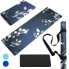 June & Juniper Travel Yoga Mat Foldable Lightweight - Thin Lightweight Non-Slip Travel Yoga Mat Eco